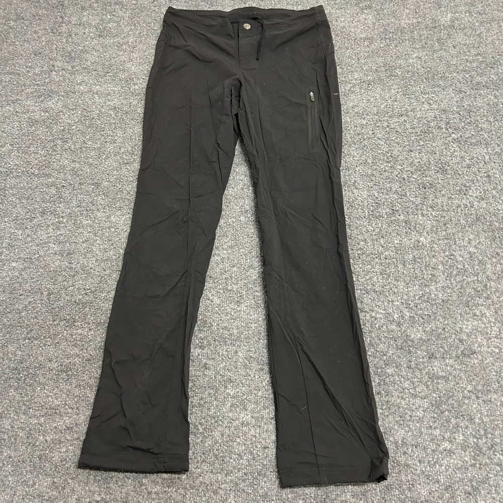 Columbia Pants Womens Size 2 Black Nylon Stretch Hiking Outdoor Pockets XL0838